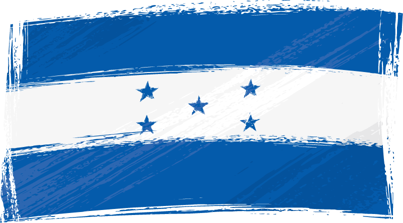 Honduras - Hungary Flag Paint (804x446), Png Download