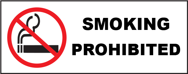 Prohibition Signs - Landscape - Smoking Ban (800x600), Png Download