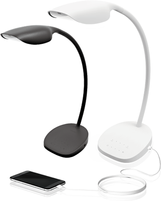 Swan Touch Desk Lamp - Lighting (325x404), Png Download