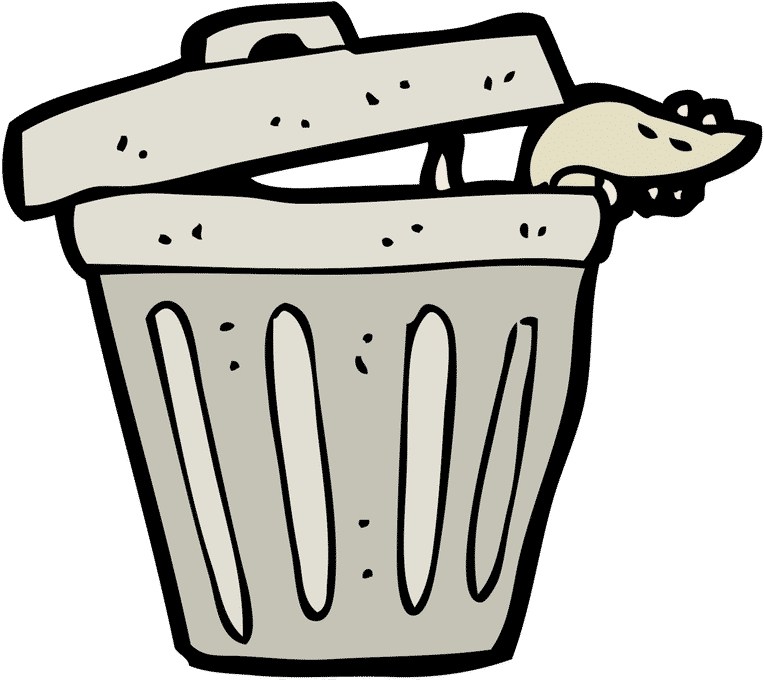 Trash Can - 0shares - Rat In A Can Clipart (800x800), Png Download