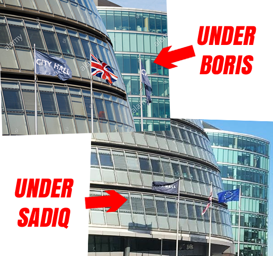 City Hall Sources Note That An Eu Flag Has Been Raised - Commercial Building (540x507), Png Download