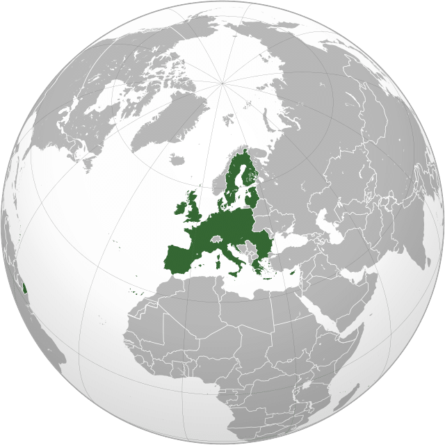 Where In The World - European Union Globe (640x640), Png Download