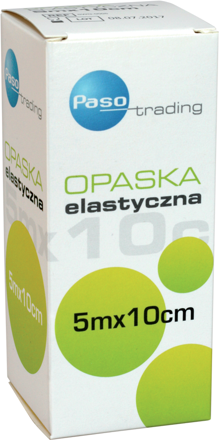 Paso Woven Elastic Bandage With A Clip - Paso Trading (539x1000), Png Download