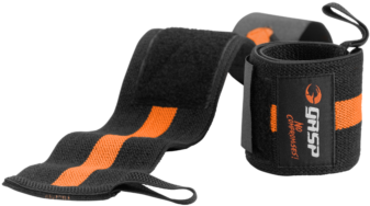 Gasp 1rm Wrist Wraps, Black/flame - Gasp 1rm Wrist Wraps (400x400), Png Download
