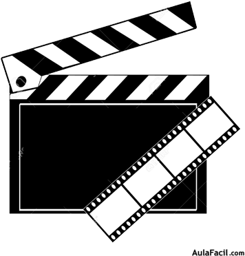 Cine Film Clapper - Film Clipart (400x400), Png Download