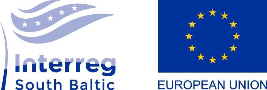 Logo And Eu Emblem Rgb (png) - Interreg South Baltic (872x294), Png Download
