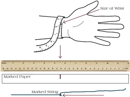 Wrist-size - Cách Đo Vòng Tay Pandora (450x341), Png Download