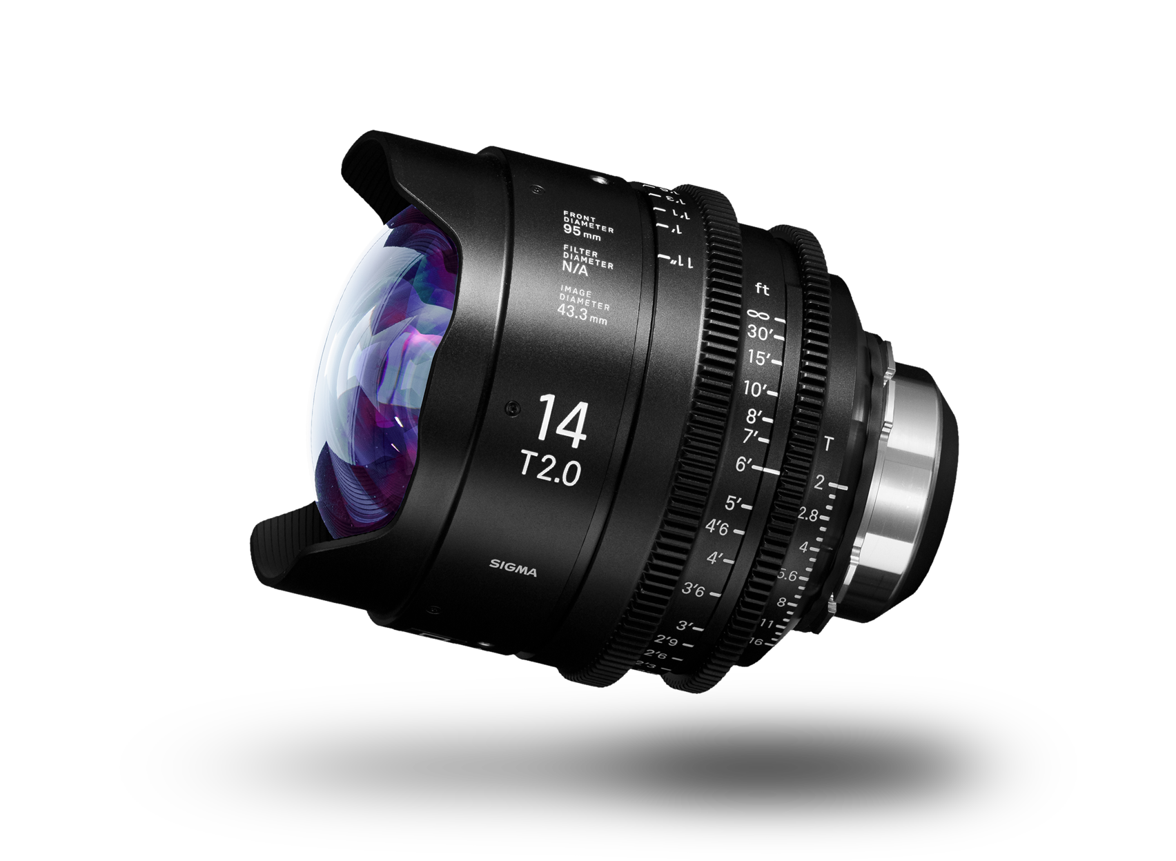 Sigma Cine 14mm T2 - Sigma 20mm T1 5 (2000x1385), Png Download