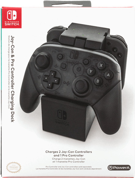 1 Of - Nintendo Switch Pro Controller Charging Dock (600x600), Png Download