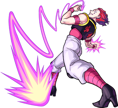 3023 - モンスト ハンター ハンター ヒソカ (383x350), Png Download