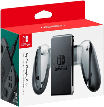 Nintendo Switch Joy-con Charging Power Grip - Joy Con Charging Grip (380x380), Png Download