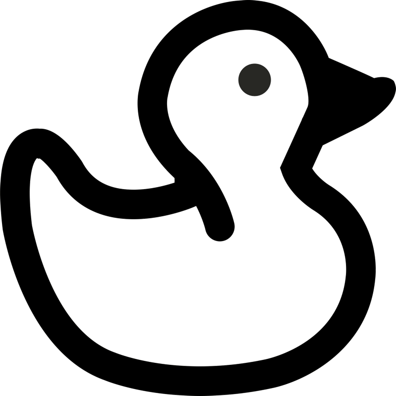 Baby Duck Stamp - Baby Duck Symbol (799x800), Png Download