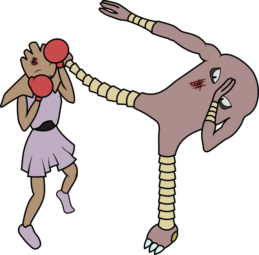 Hitmonlee Vs Hitmonchan (1024x1006), Png Download
