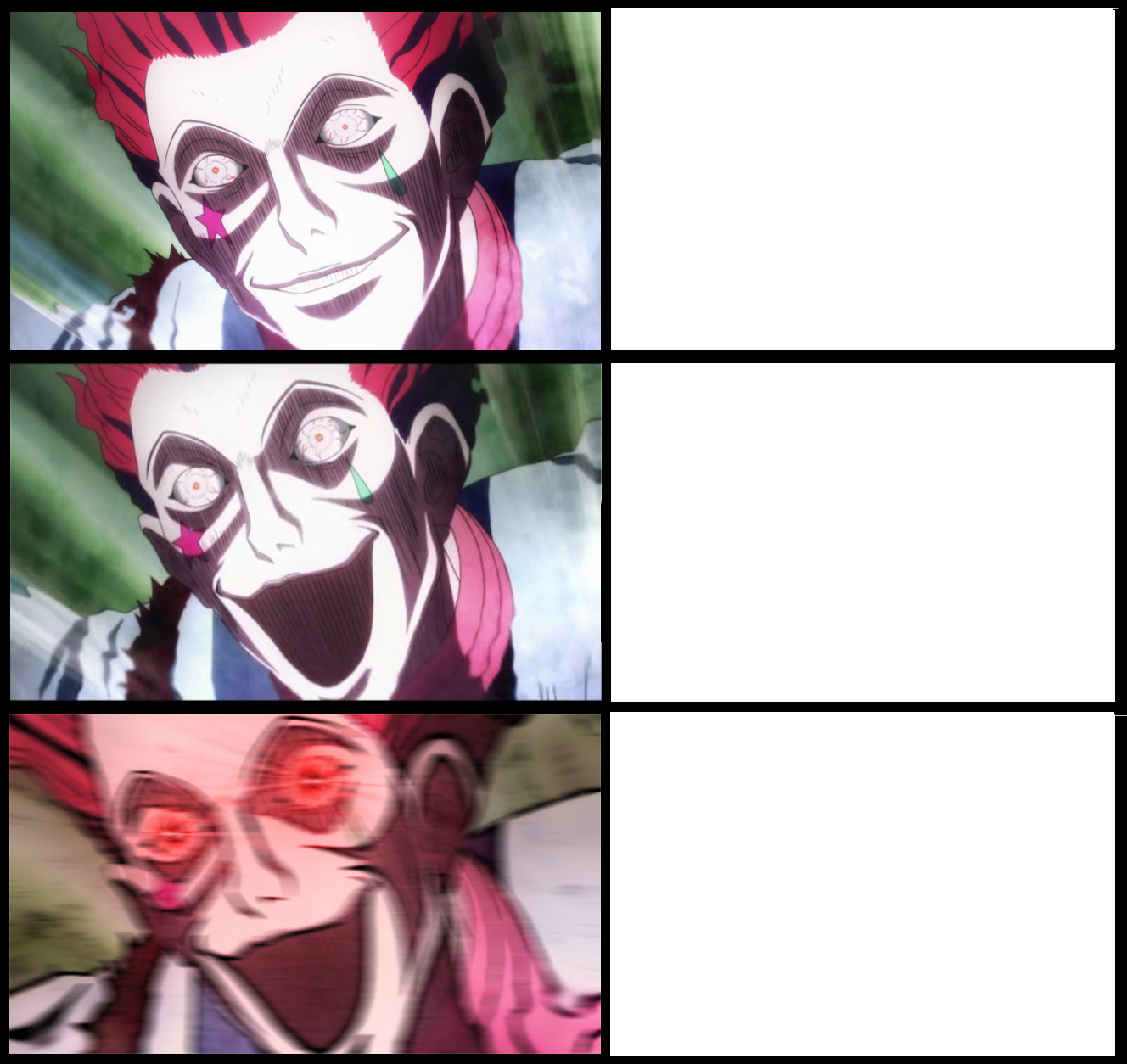 Hisoka Reaction Blank - Kingpin (1328x1254), Png Download