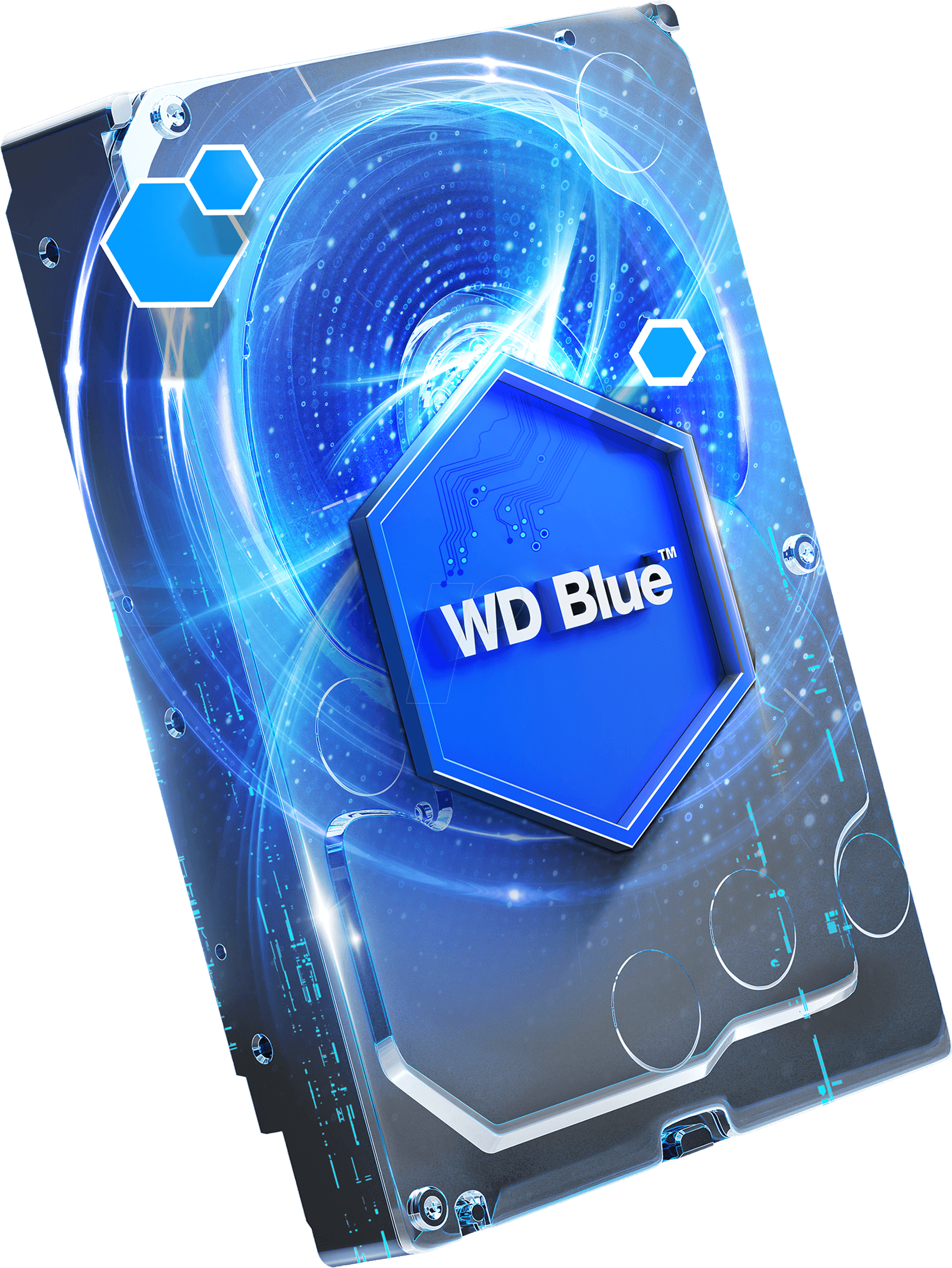 Hdd 3,5´´ Sata 320gb Wd Western Digital Wd3200aajs - Blue Hdd (1814x2362), Png Download