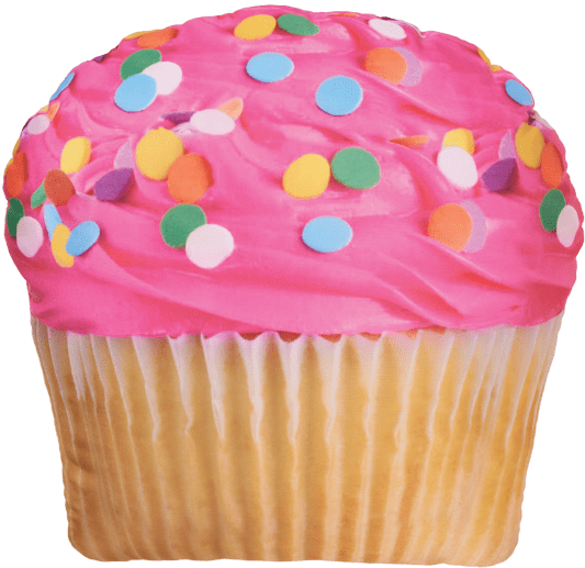 Picture Of Pink Icing Cupcake Microbead Pillow - Iscream Icing Cupcake Pillow (550x550), Png Download