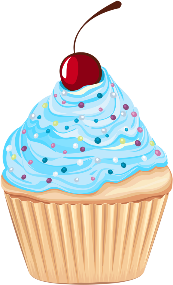 ○•‿t✿p⁀cupcakes‿✿⁀•○ - Cup Cake Illustration Png (689x1024), Png Download