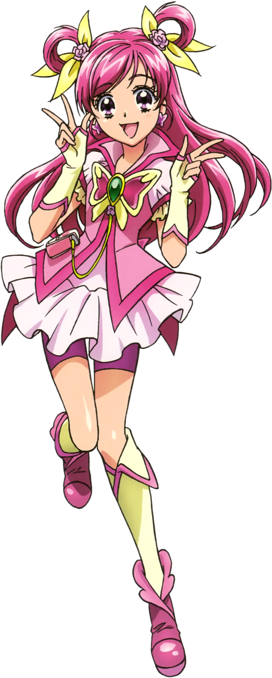 Cure Dream 3 By Maria C3497-d8j794a - Pretty Cure Cure Dream (578x1383), Png Download