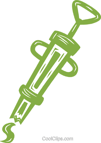 Icing Gun Royalty Free Vector Clip Art Illustration - Graphic Design (341x480), Png Download