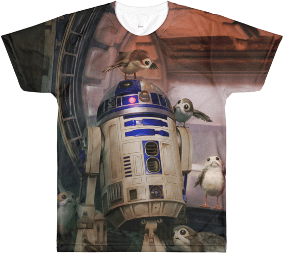 The Last Jedi Porgs & R2-d2 - Star Wars The Last Jedi R2-d2 (600x600), Png Download