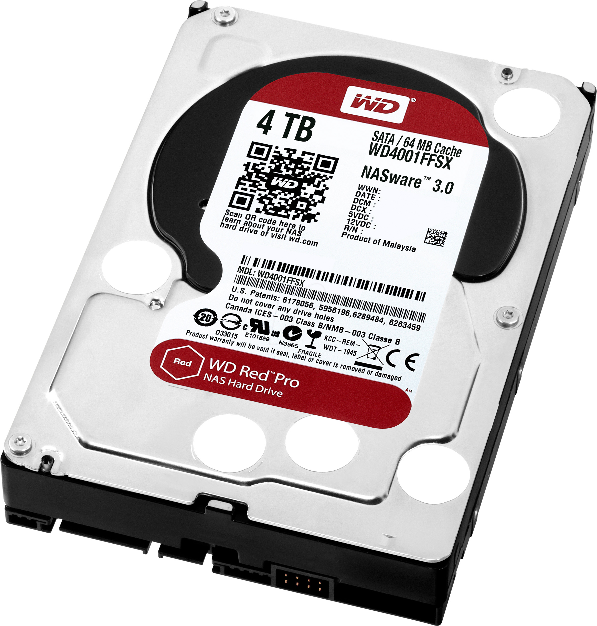 Western Digital 6tb Red Nas Internal - Hard Disk Western Digital 6tb (461x480), Png Download