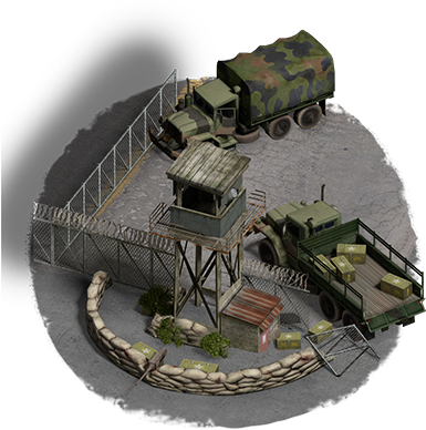 Twd L Fort - Military Zombie Twd (400x400), Png Download