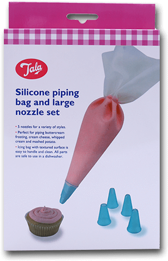 Tala Silicon Icing Bag With 5 Nozzles - Tala Silicone Icing Bag (600x600), Png Download