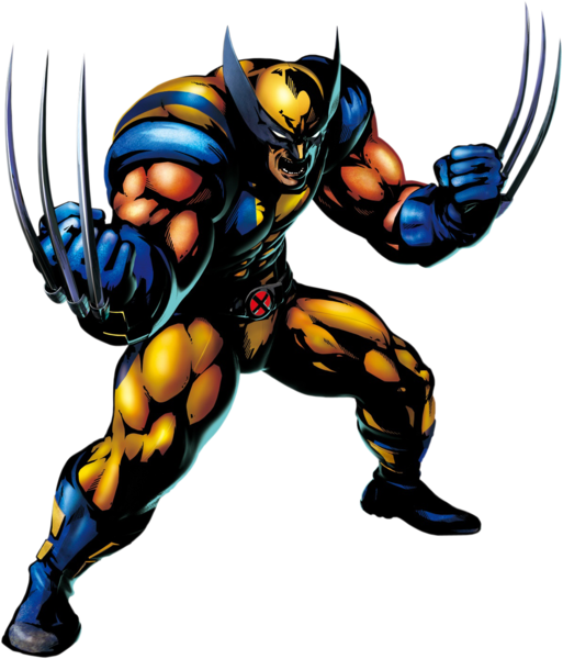 Wolverine- Marvel Vs Capcom 3 - Wolverine Marvel Vs Capcom 3 (513x600), Png Download
