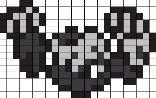 Geodude Pokemon Bead Pattern Perler Bead Pattern / - Minecraft Pixel Art Geodude (505x316), Png Download