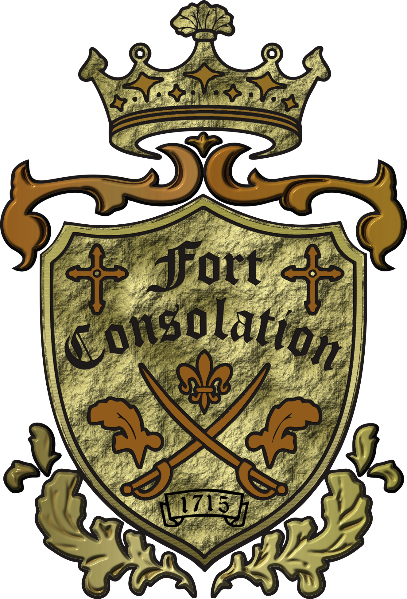 Fort Consolation Rustic Png - Fort Consolation (1326x1949), Png Download