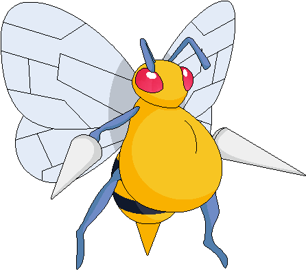 Beedrillagain - - Cartoon (450x400), Png Download