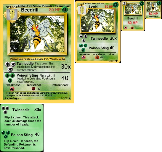 #015 Beedrill - Pokemon X & Y Evolutions Rare Beedrill #7 (547x516), Png Download