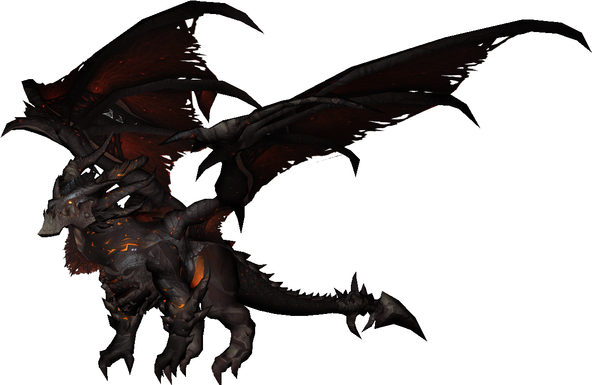 Deathwing Dragon - World Of Warcraft Deathwing Png (1366x768), Png Download