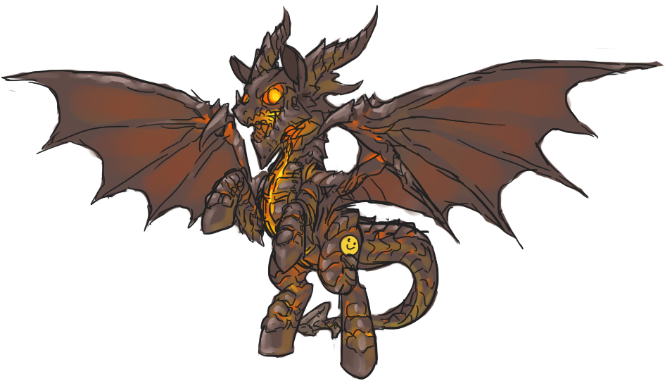 Artist Needed, Deathwing, Ponified, Safe, Source Needed, - World Of Warcraft My Little (980x550), Png Download