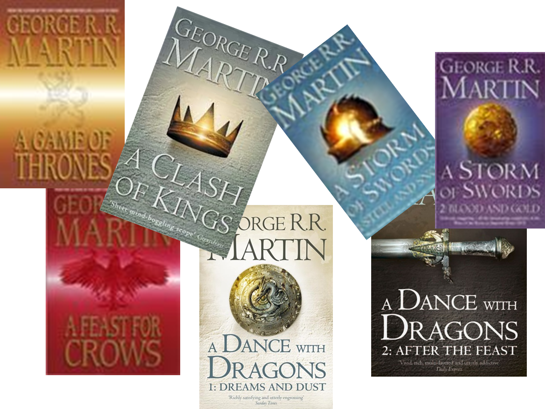 Song Of Ice And Fire Series Cover Images - George Rr Martin A Song Of Ice (1110x834), Png Download