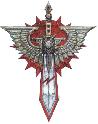 All This Week I Will Be Re-modeling My Black Templar - Dark Angels 40k Symbol (335x424), Png Download