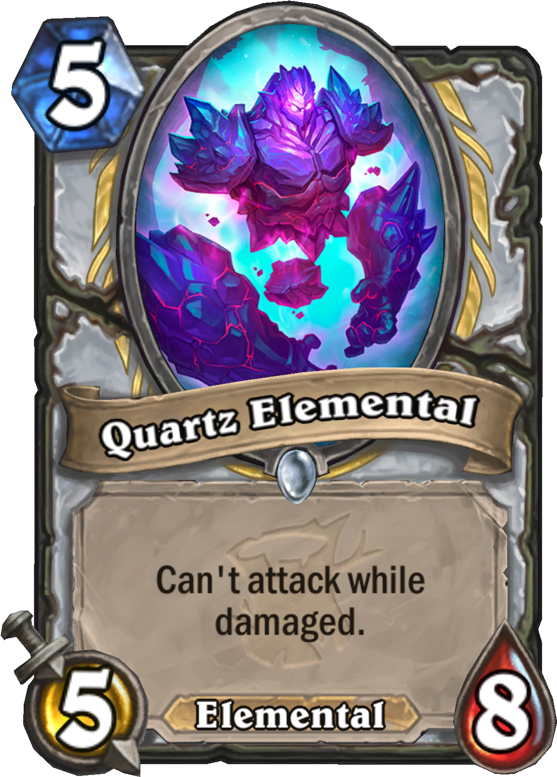 Ben Brode On Creating The Witchwood - Quartz Elemental Hearthstone (2000x2000), Png Download