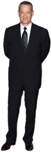 Tom Hanks Full Size - Tom Hanks Cardboard Cutout (400x400), Png Download