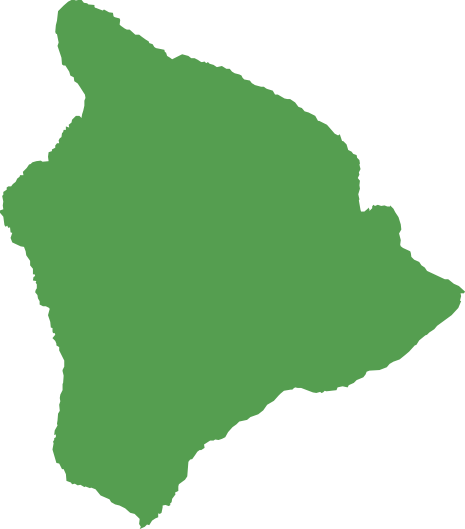 Hawaii Island, Also Knows As The Big Island, Is Twice - Hawaii Map (465x529), Png Download