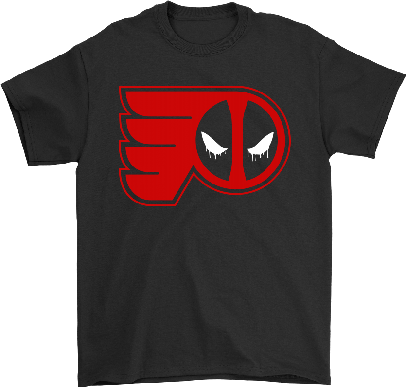 Hockey Deadpool Team Philadelphia Flyers Shirts - Gucci And Supreme T Shirt (1000x1000), Png Download