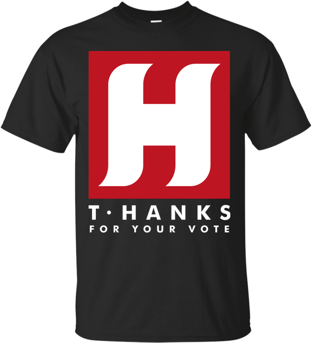 Tom Hanks For Your Vote T-shirt - Shirt (1155x1155), Png Download
