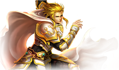 Angel Of Death Wing - Male Angel Knight (675x288), Png Download