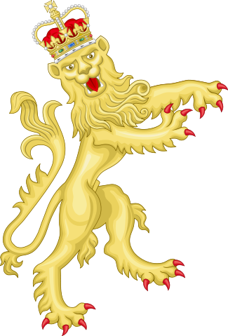 163 × 240 Pixels - British Coat Of Arms Lion (325x479), Png Download
