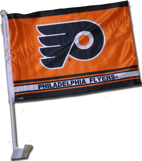 Nhl Philadelphia Flyers Car Flags - Philadelphia Flyers (500x565), Png Download