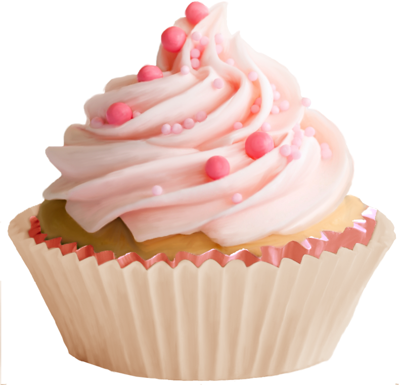 Pink Foodspink Cupcakesfood - รูป ขนม คั พ เค้ก (800x783), Png Download