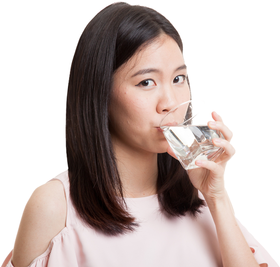 Investigating Water Quality Issues - Women Drinking Water Png (808x554), Png Download