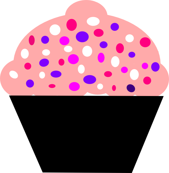 No Background Vector Cupcakes (588x600), Png Download