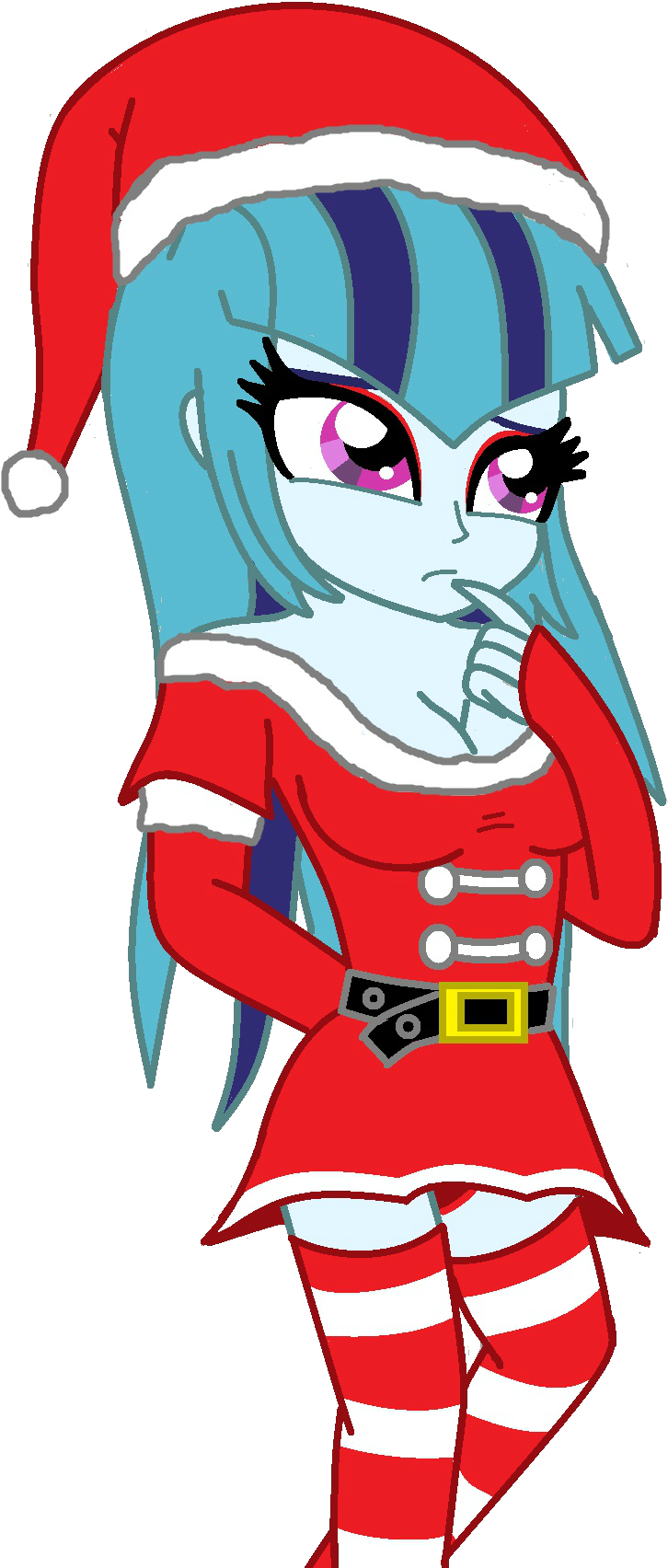 Drawn Santa Hat Backgroundless - Sonata Dusk Christmas (786x1721), Png Download