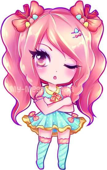 Anime Dolls, Cute Anime Chibi, Kawaii Anime, Paper - Chibi (354x547), Png Download