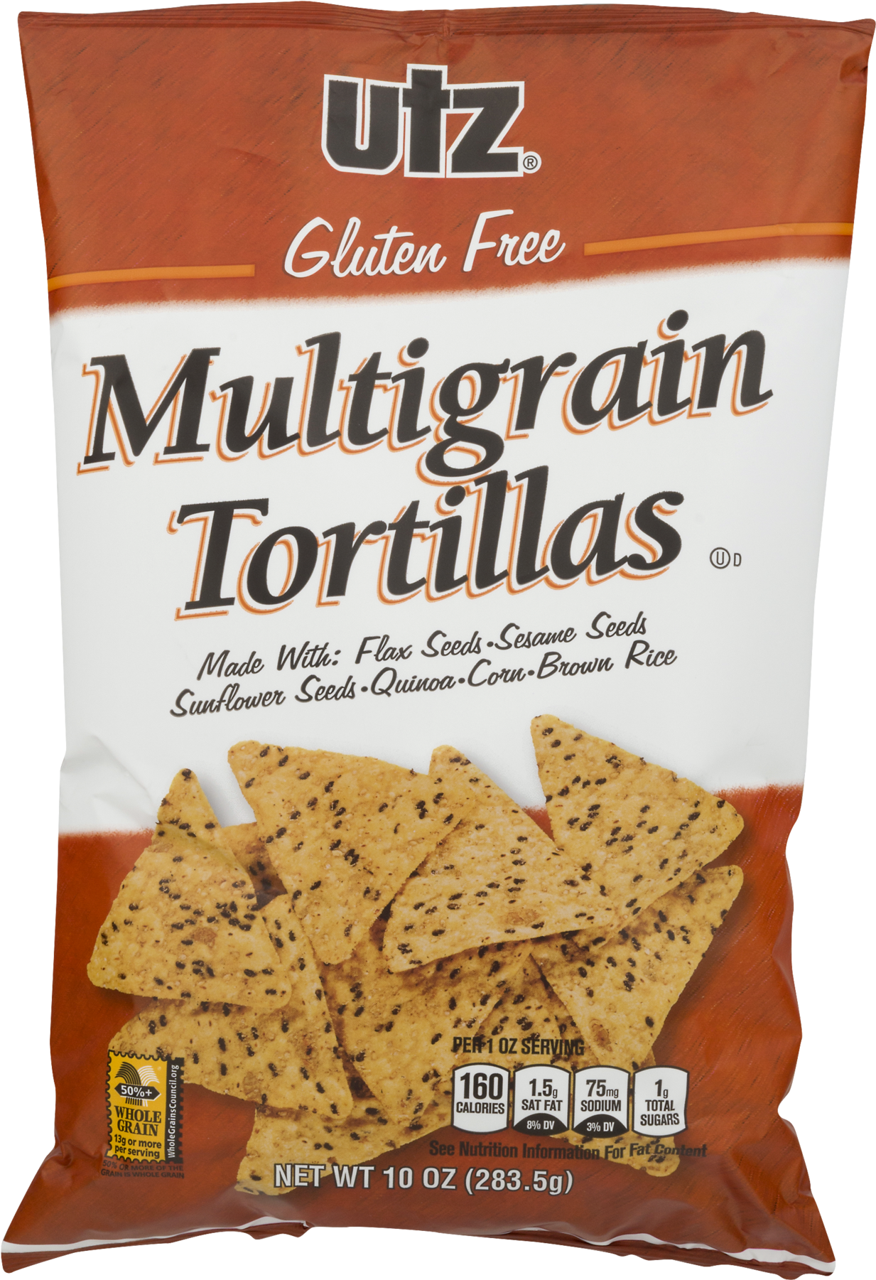Utz Tortillas, Multigrain - Utz Tortillas, Multigrain - 10 Oz Bag (1100x1100), Png Download